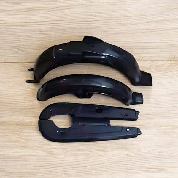 Plastic mudguard Set & Chain case 70cc Motercycles 1