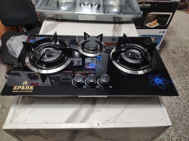 Spark Brand three burner high Quality gas cooking stove 3