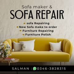 Sofa making Sofa repair - Fabric change  cusion repairing L shape sofa