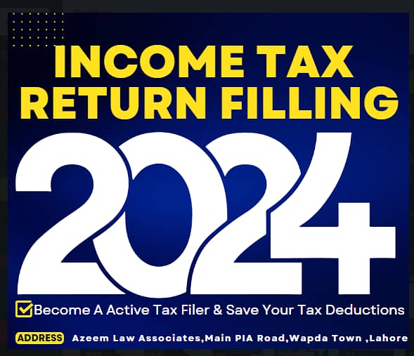 INCOME TAX RETURN FILLING 2024 - NTN|TAX FILER|BUSINESS & COMPANY REG 2