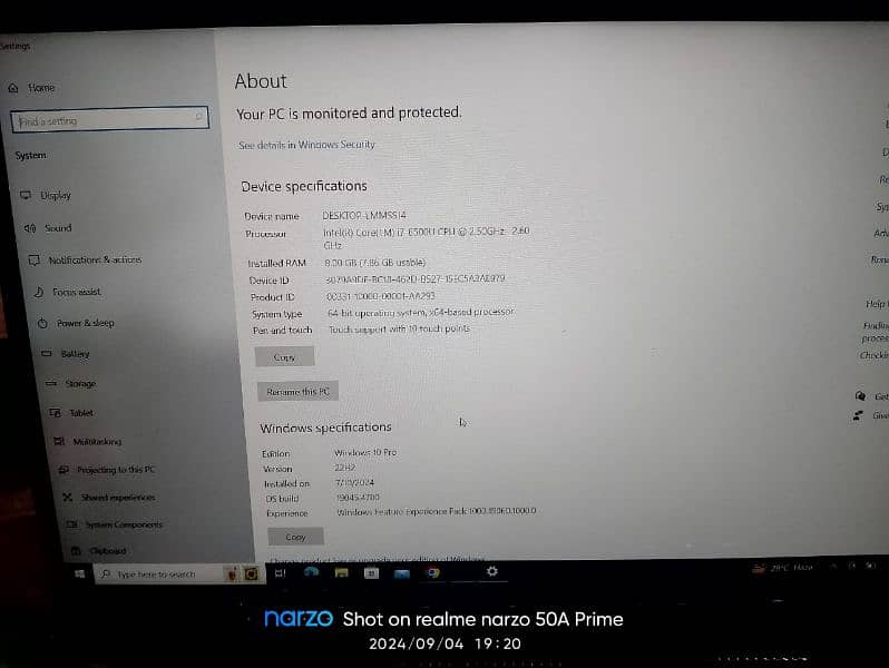 Lenovo yoga core i7 6th gen 3