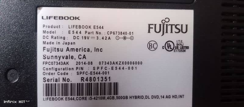 Fujitsu lifebook 3