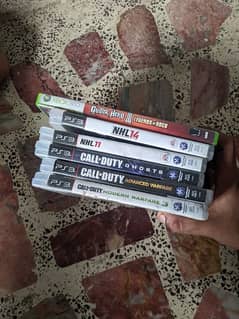 orginal PS3 gaming cd and Xbox x cd imported call of duty