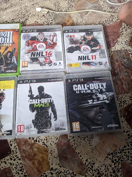 orginal PS3 gaming cd and Xbox x cd imported call of duty 1