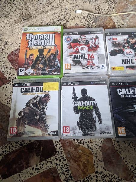 orginal PS3 gaming cd and Xbox x cd imported call of duty 2