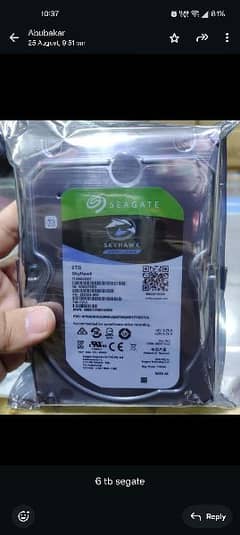 segate 6tb hhd hard disk Skyhawk