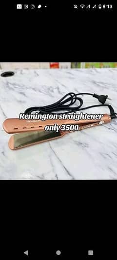 Remington hair straightener