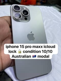 15 pro maxx icloud lock 0