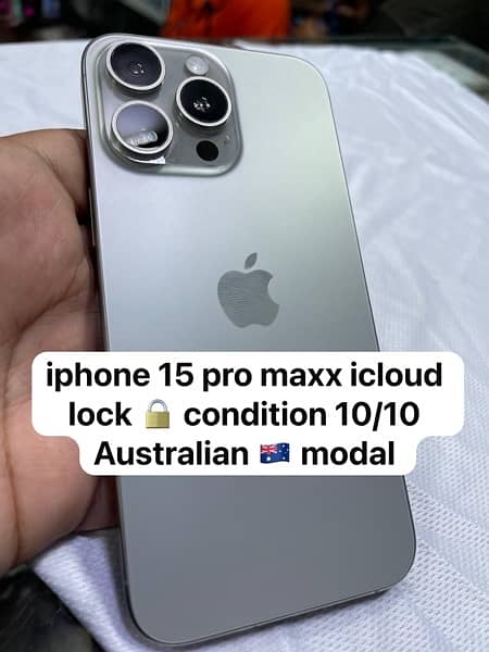 15 pro maxx icloud lock 0