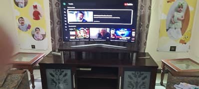 Samsung Curved Led 49" with cabinet