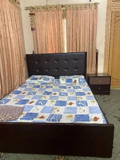 bedroom set for sell with Two side table