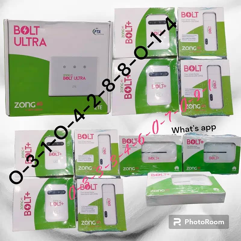 ZONG 4G New Internet USB MBB CLOUD & ROUTER Delivery Free + Activat 0