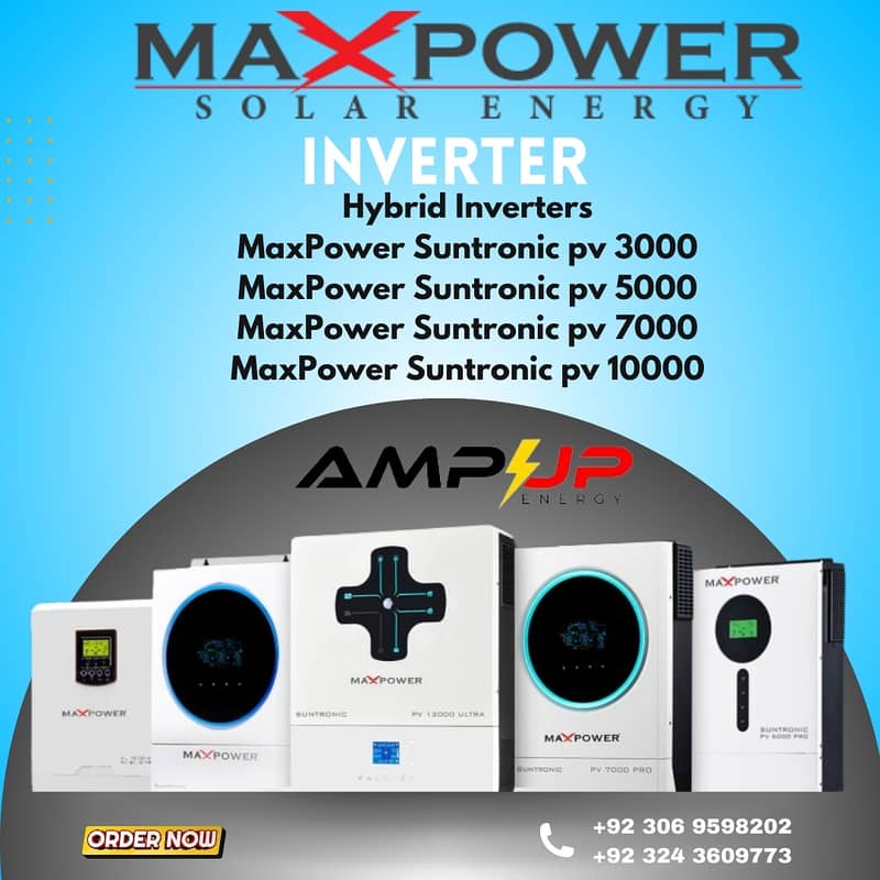 Maxpower Suntronic Suntronic pv 3000 pv 5000  pv 7000 Hybrid Inverter 0