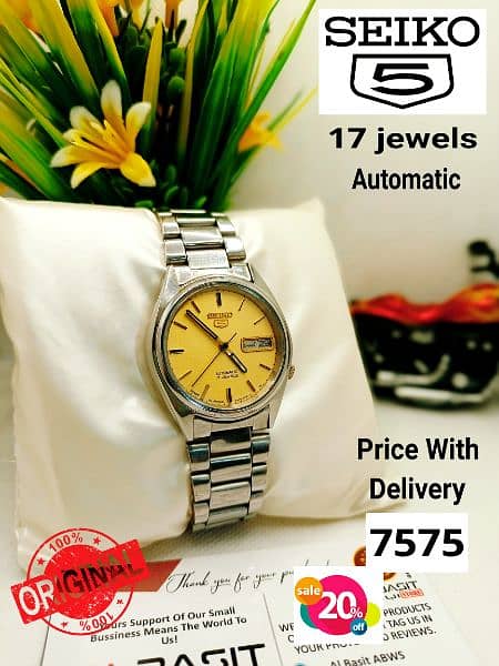 4 ہزار سے لیکر 9 ہزار تک Seiko 5 Automatic Citizen Orient 03161737353 13