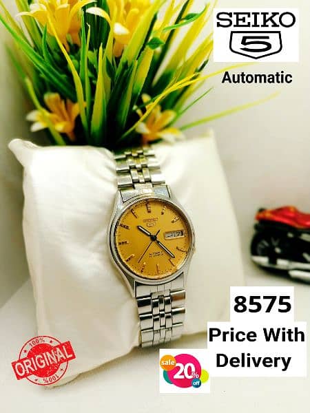 4 ہزار سے لیکر 9 ہزار تک Seiko 5 Automatic Citizen Orient 03161737353 16