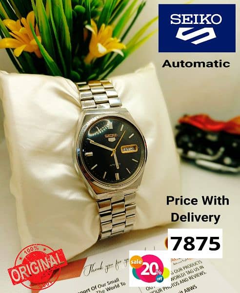 4 ہزار سے لیکر 9 ہزار تک Seiko 5 Automatic Citizen Orient 03161737353 18