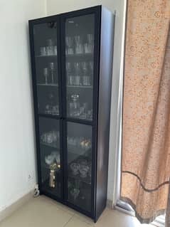 URGENT SALE ikea imported glass cabinet