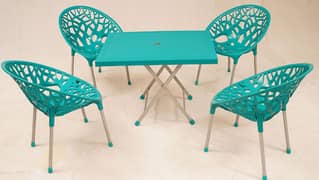 chair and table set/plastic chair table/Dining chair