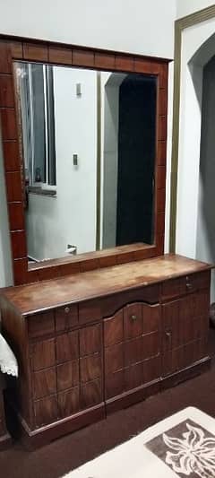 wooden dressing table