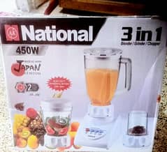 National 450W blender/grinder/chopper 3in1