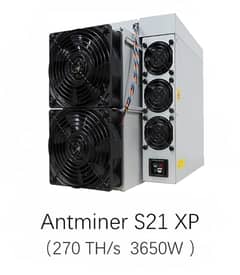 S21 XP 270T 3650W Bitcoin Miner