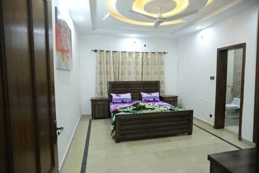 Furnished upper portion for rent in bahria Town rawalpindi 7