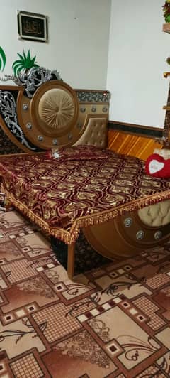 Wooden bed