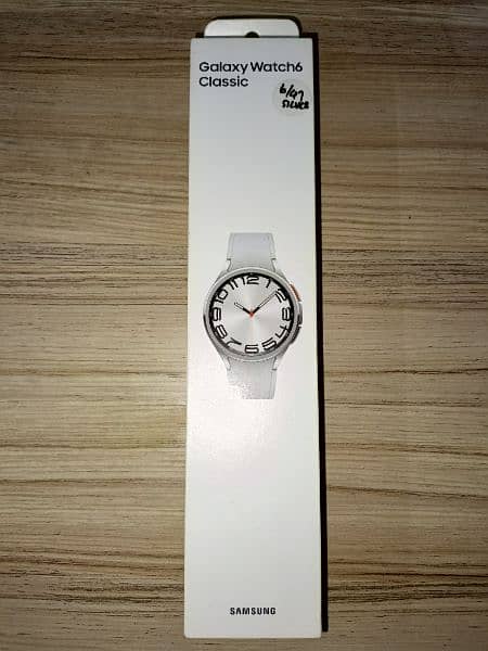 Samsung watch 6 classic 6/47 silver colour 0