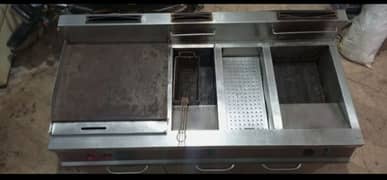 Deep Fryer With Hot Plates