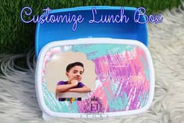 Customized Lunch box with name and pic