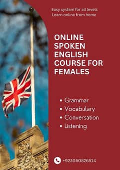 ONLINE ENGLISH LANGUAGE COURSE FOR FEMALES