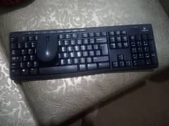 Logitech wireless keyboard and mouse