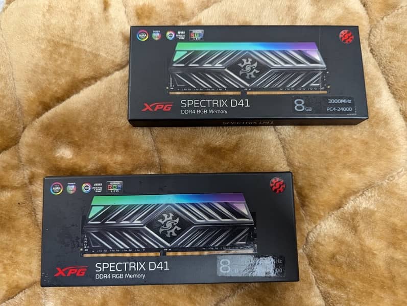 XPG Spectrix D41 DDR4 RGB 8Gbx2 (16Gb) 3000 MHZ 1