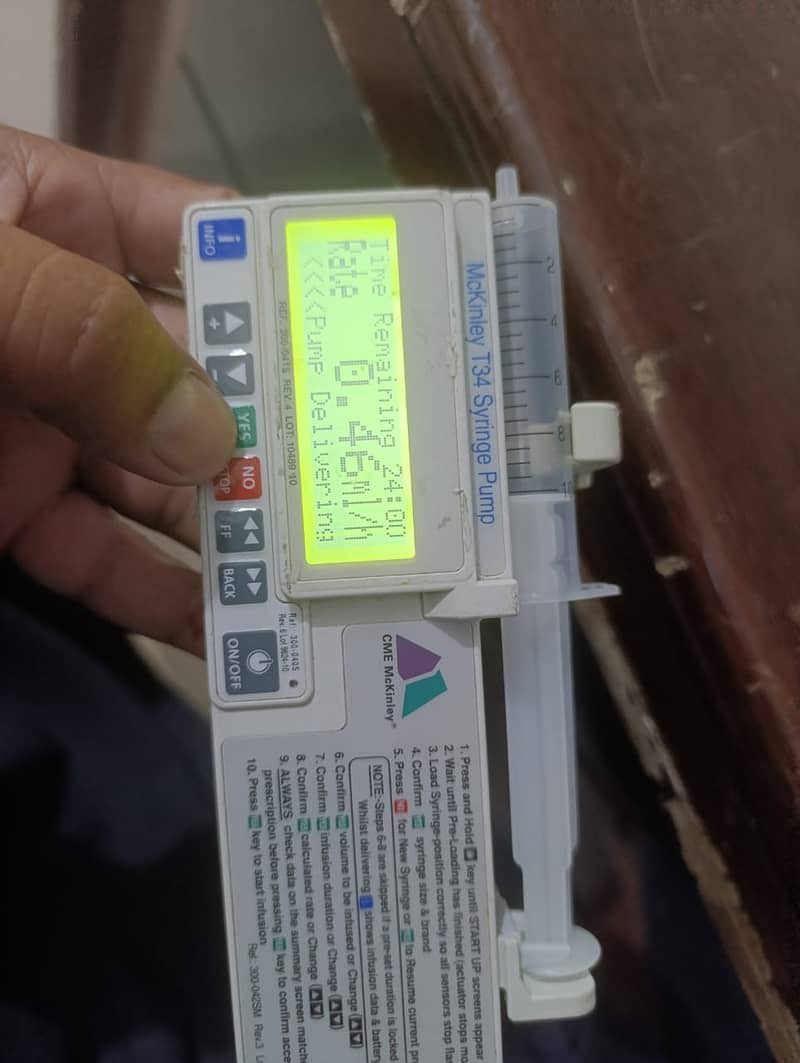 Refurb Infusion Pump (T34) / Syringe Pump /URGENT SALE 11