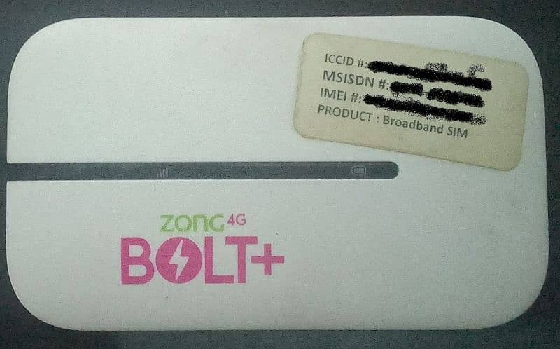 Zong 4g Bolt+ WiFi Device 0