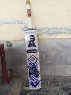 tapeball cricket coconut wood bat Qasim edition