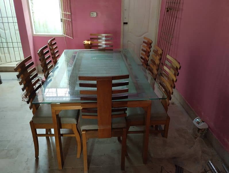 Dining Table with 8 Chairs Modern Stylish Design for Sale in Karachi 5