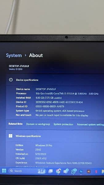 DELL INSPIRON 15 3511 11th Gen Core i3 5