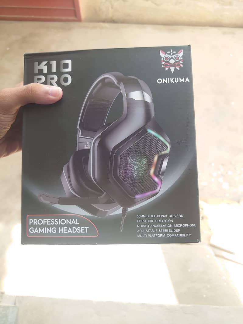 ONIKUMA K10 Pro Professional Wired Gaming Headset with RGB Backlight 8