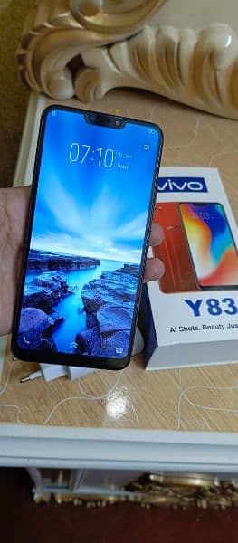 Vivo Y83 6/128 Full Box Complete Accessories Home and 5