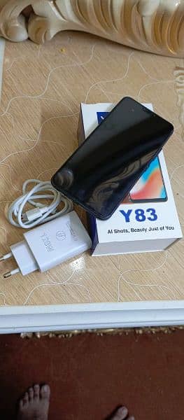 Vivo Y83 6/128 Full Box Complete Accessories Home and 6