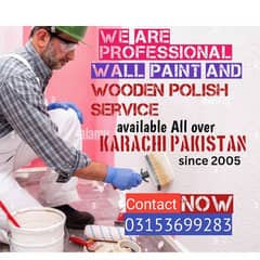 PROFESSIONAL House Paint work wood polish painter renovation service 0