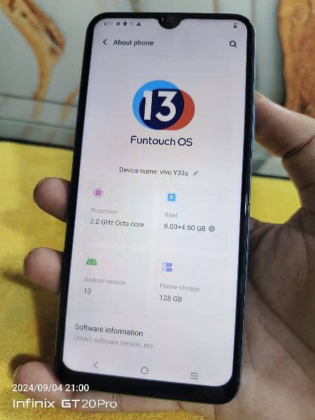 VIVO  Y33S 8/128 GB OFFICIAL APPROVED 7