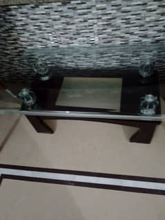 glass centre table