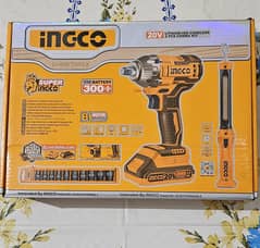 Ingco Impact Wrench  300NM (COMBO KIT - COSLI23011)