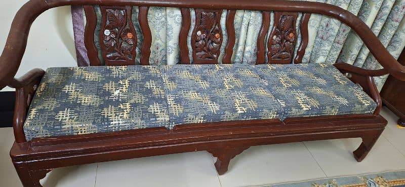 wooden sofa set 3