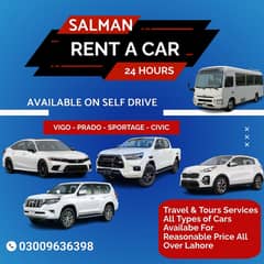 Rent a Car/Car Rental services/Self Drive/Prado/civic available