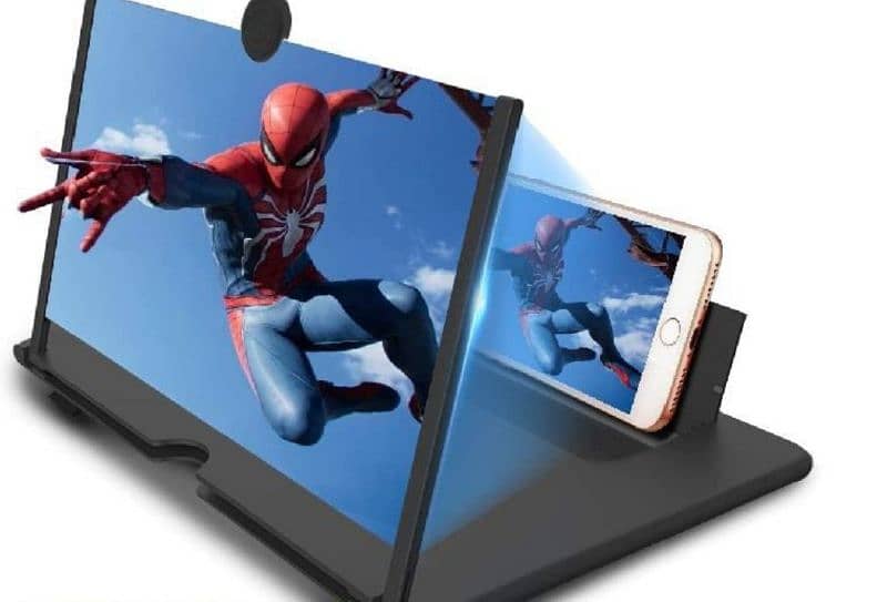 Mobil phone video amplifying screen 2