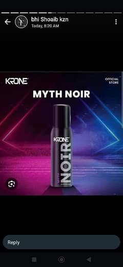 Brand New Noire Body Spray