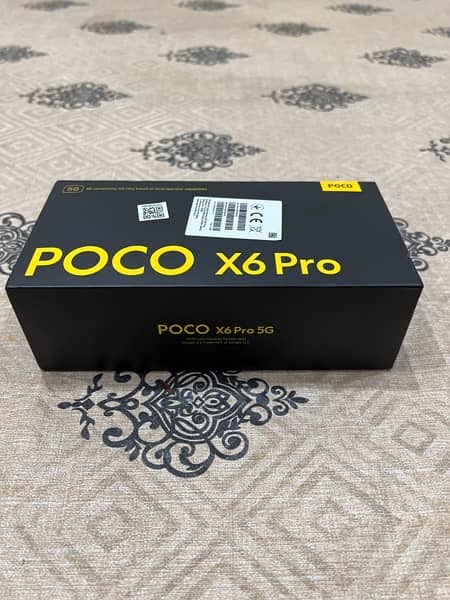 Xiaomi POCO X6PRO 12 GB Ram 512 GB storage 7